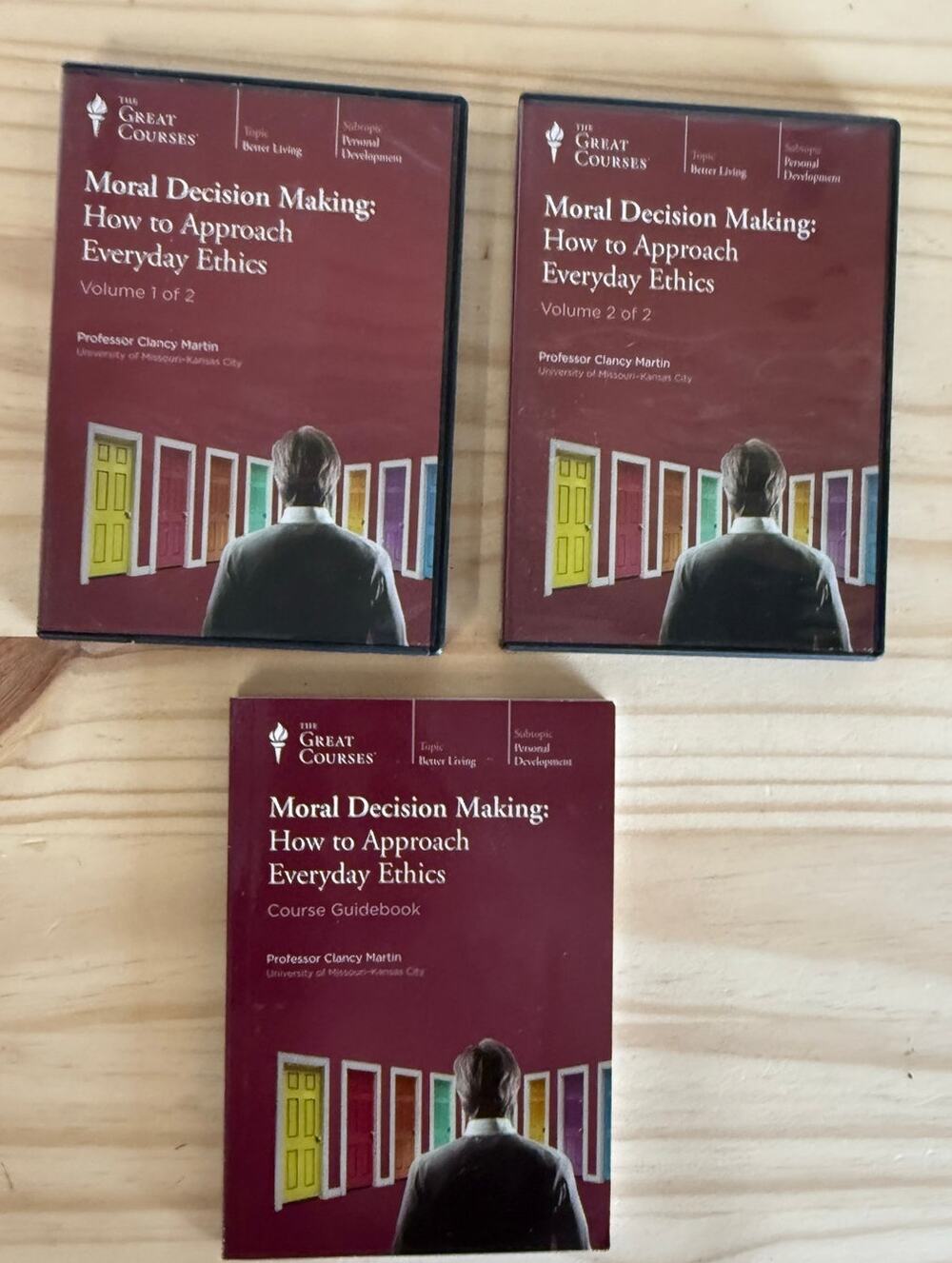 The Great Courses Moral Decision Making Audiobook with Course Guidebook